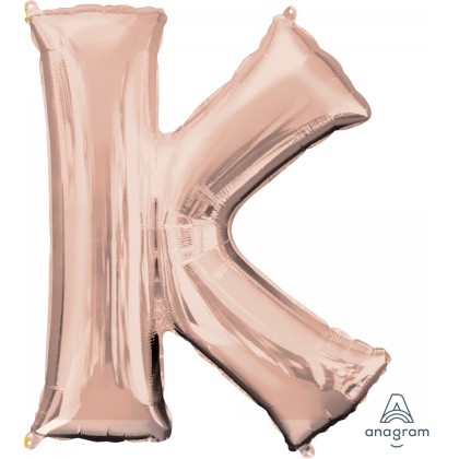 P50 33" (Rose Gold) Letter K SuperShape™